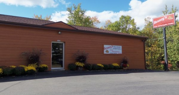 Outside view of Bessey's Meat Market, located at 1102 South Oneida Ave. Rhinelander, WI 54501